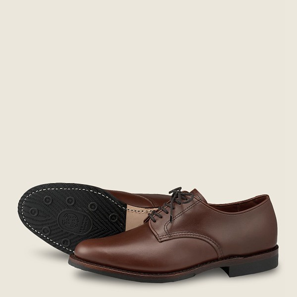 Red Wing Oxford Hombre Marrom Oscuro - Williston - Featherstone Cuero - 431-NFZYDG